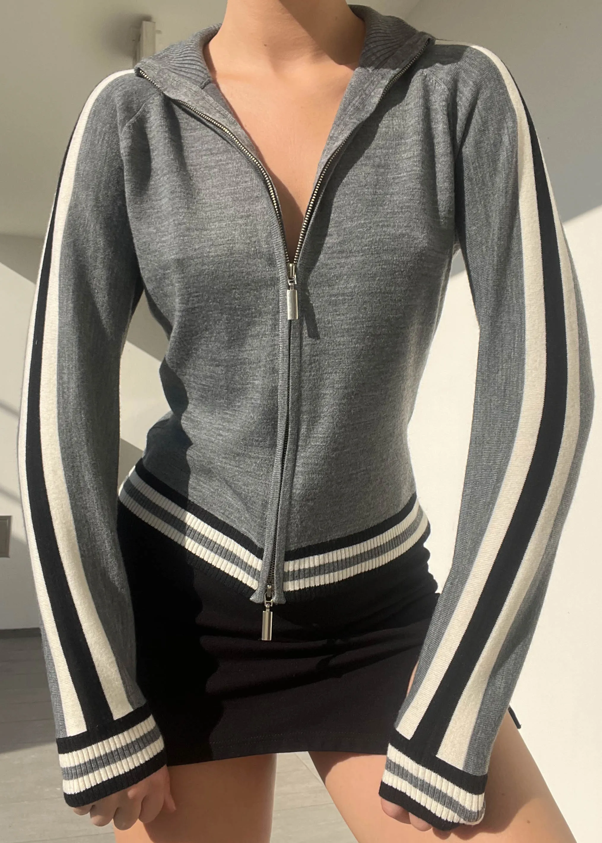 90's Sporty Stripe Jacket (M)