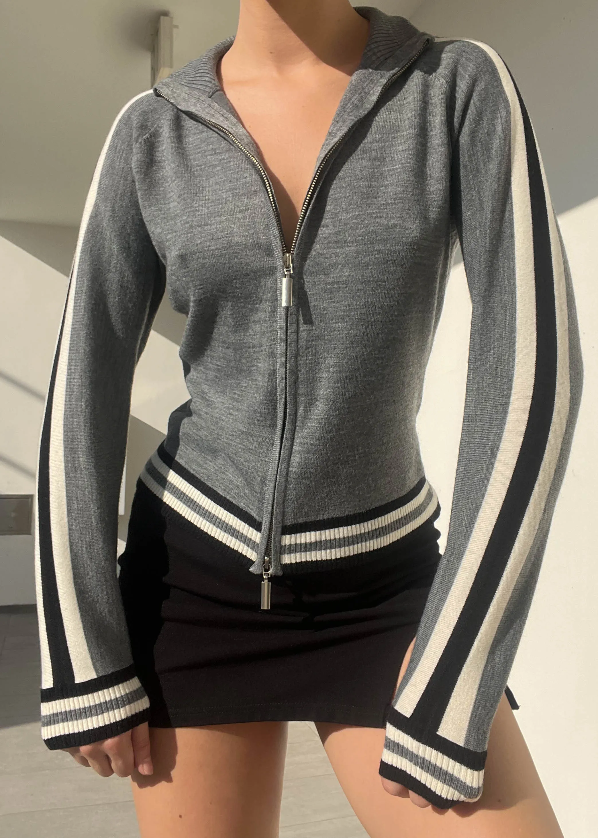 90's Sporty Stripe Jacket (M)