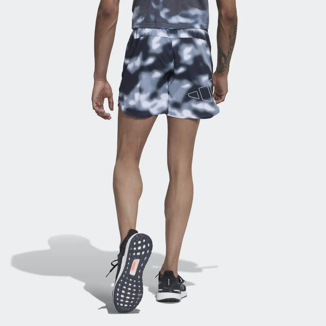 adidas Run Icons Logo Graphic AOP Men's Shorts