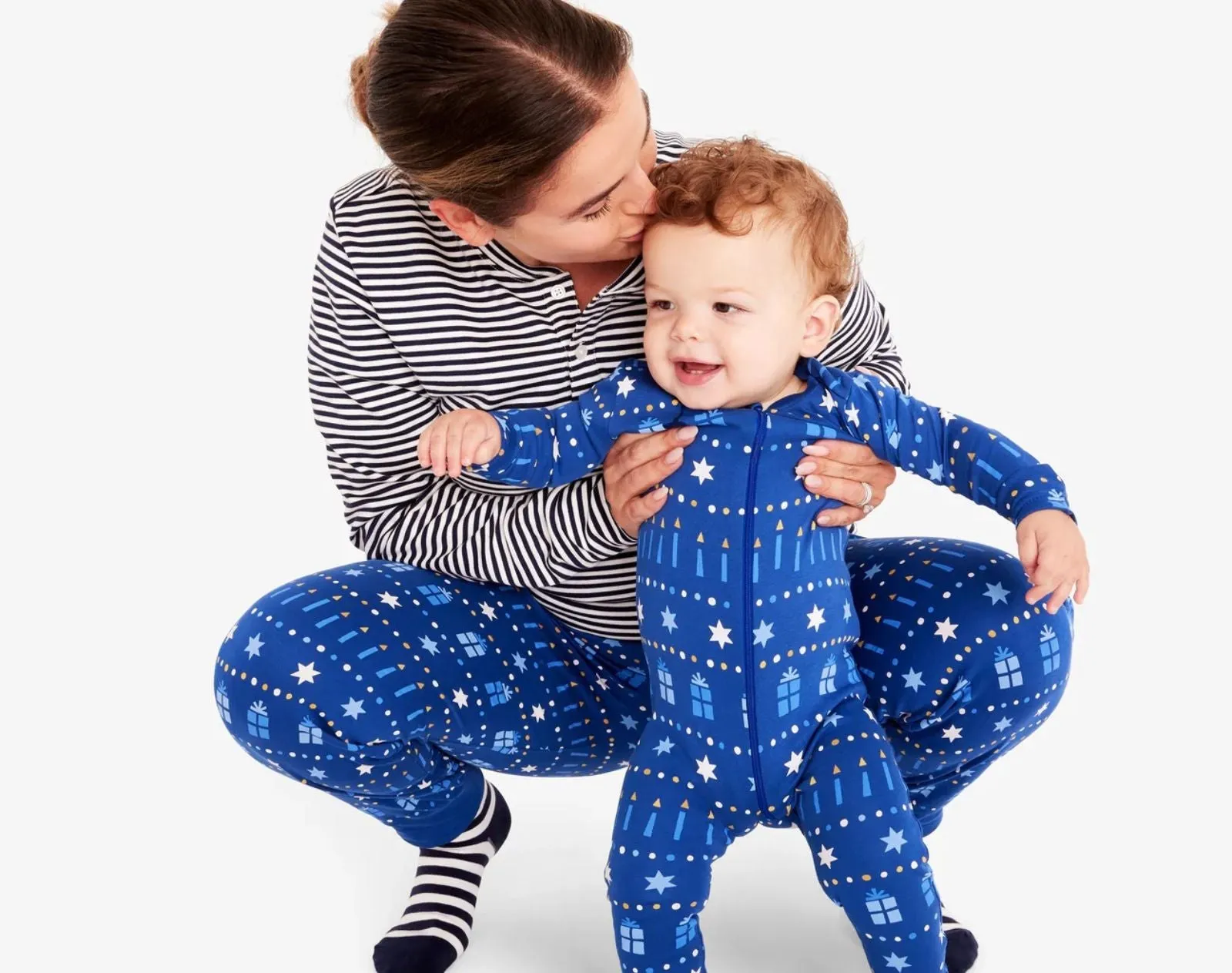 Adult Holiday PJ Set - Festive Lights