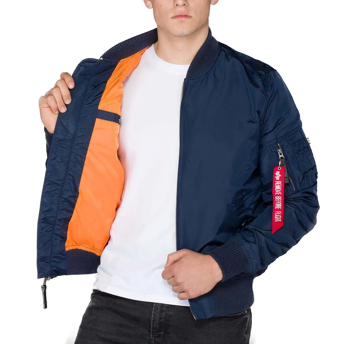 Alpha Industries MA-1 TT Flight Jacket Rep Blue