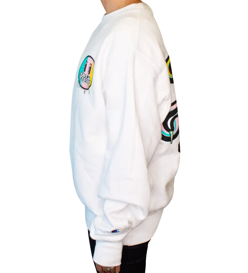 AriZona Heavyweight White Sweatshirt