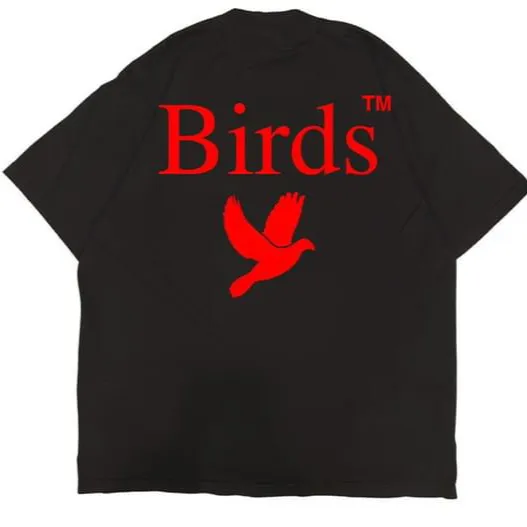 Birds "Love Feels Like Pain" Black Ultra-Premium Oversized S/S Box T-Shirt