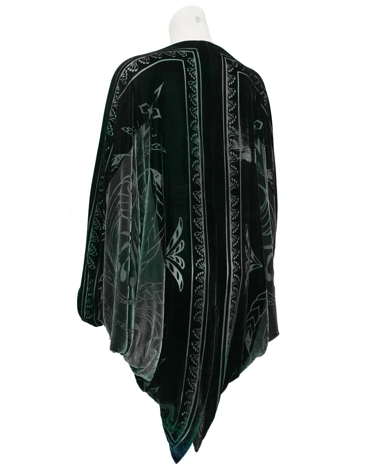 Black Devoree Velvet Capelet