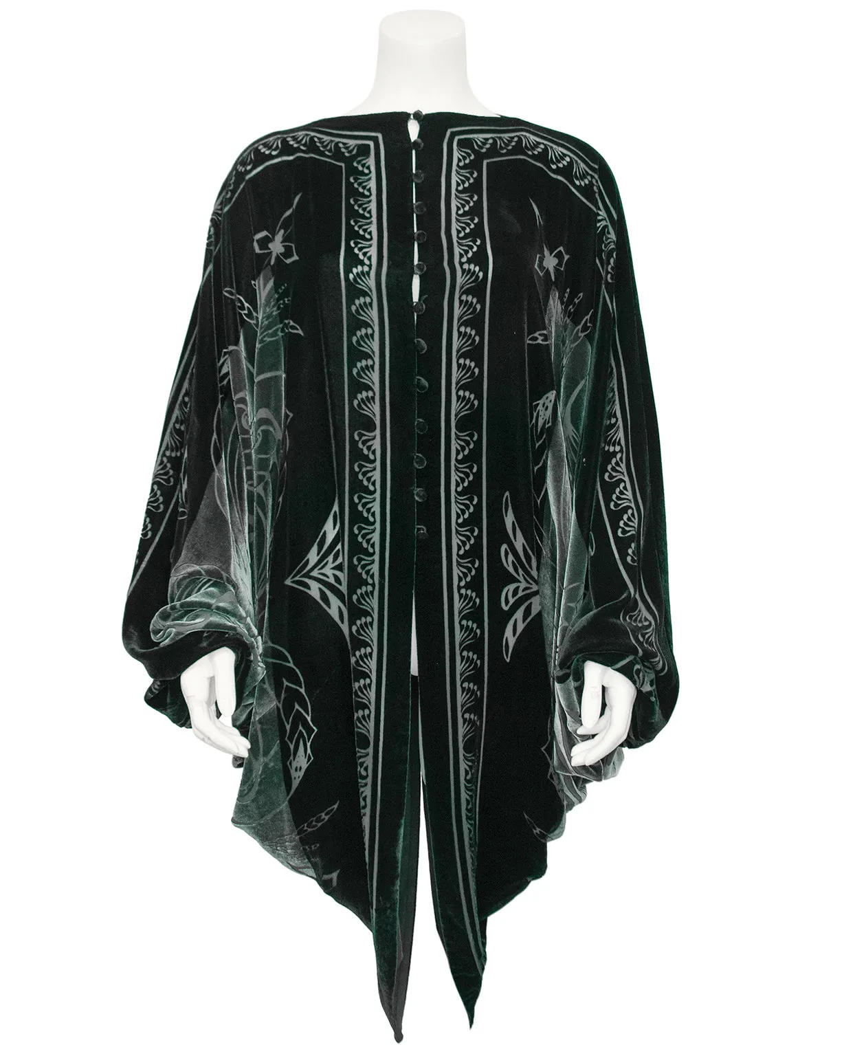 Black Devoree Velvet Capelet