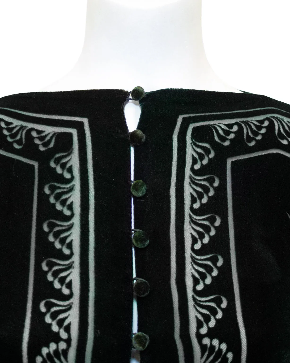 Black Devoree Velvet Capelet