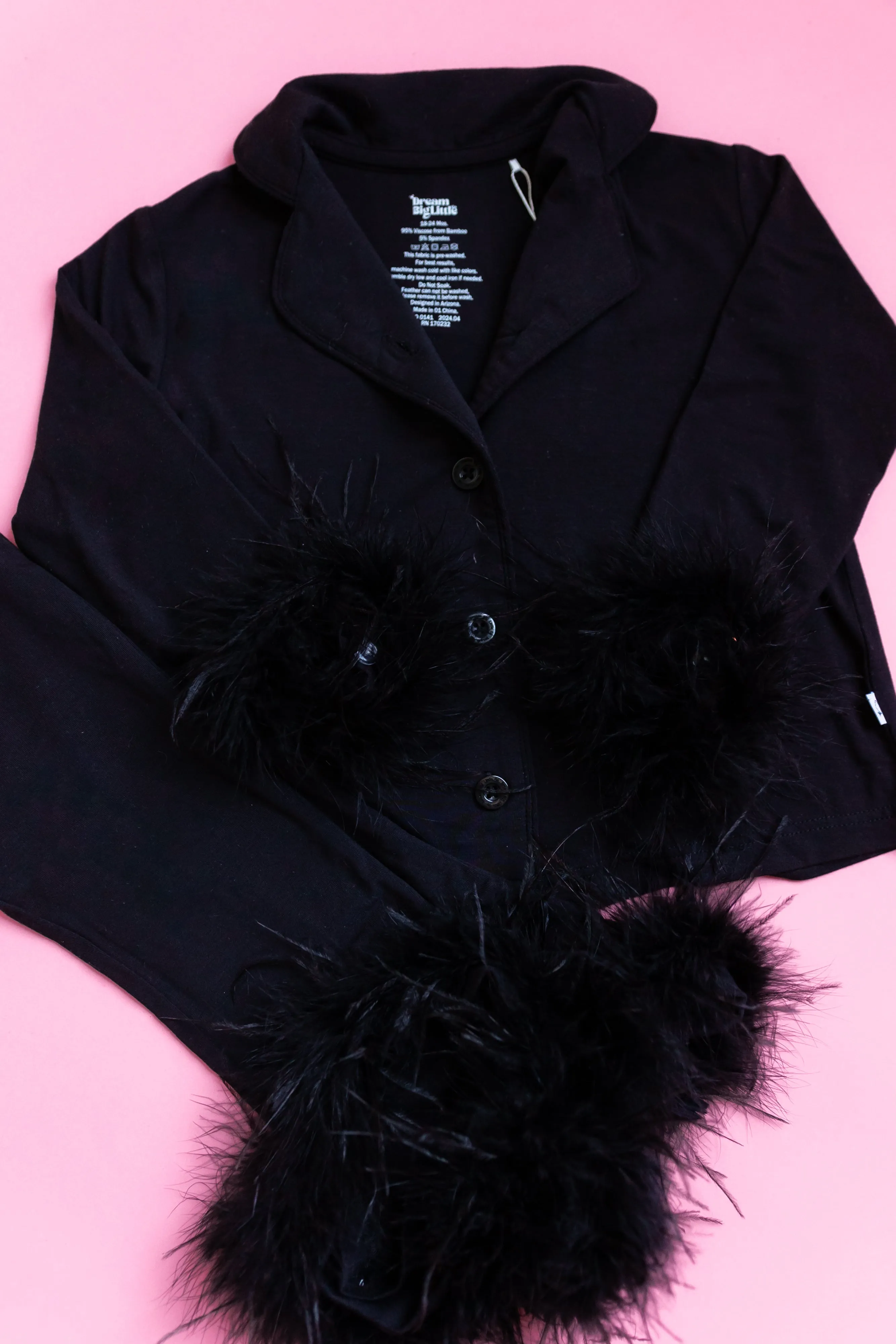 Black Girl’s Flare Feathered Dream Set