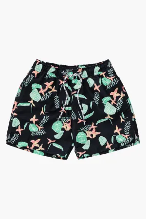 Boys Swim Snapper Rock Neon Rainforest Volley Board Shorts