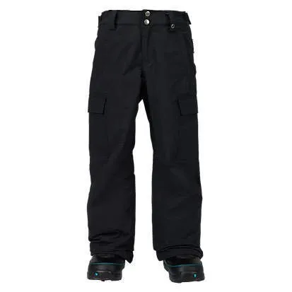 Burton Boys Exile Cargo Pant- Black