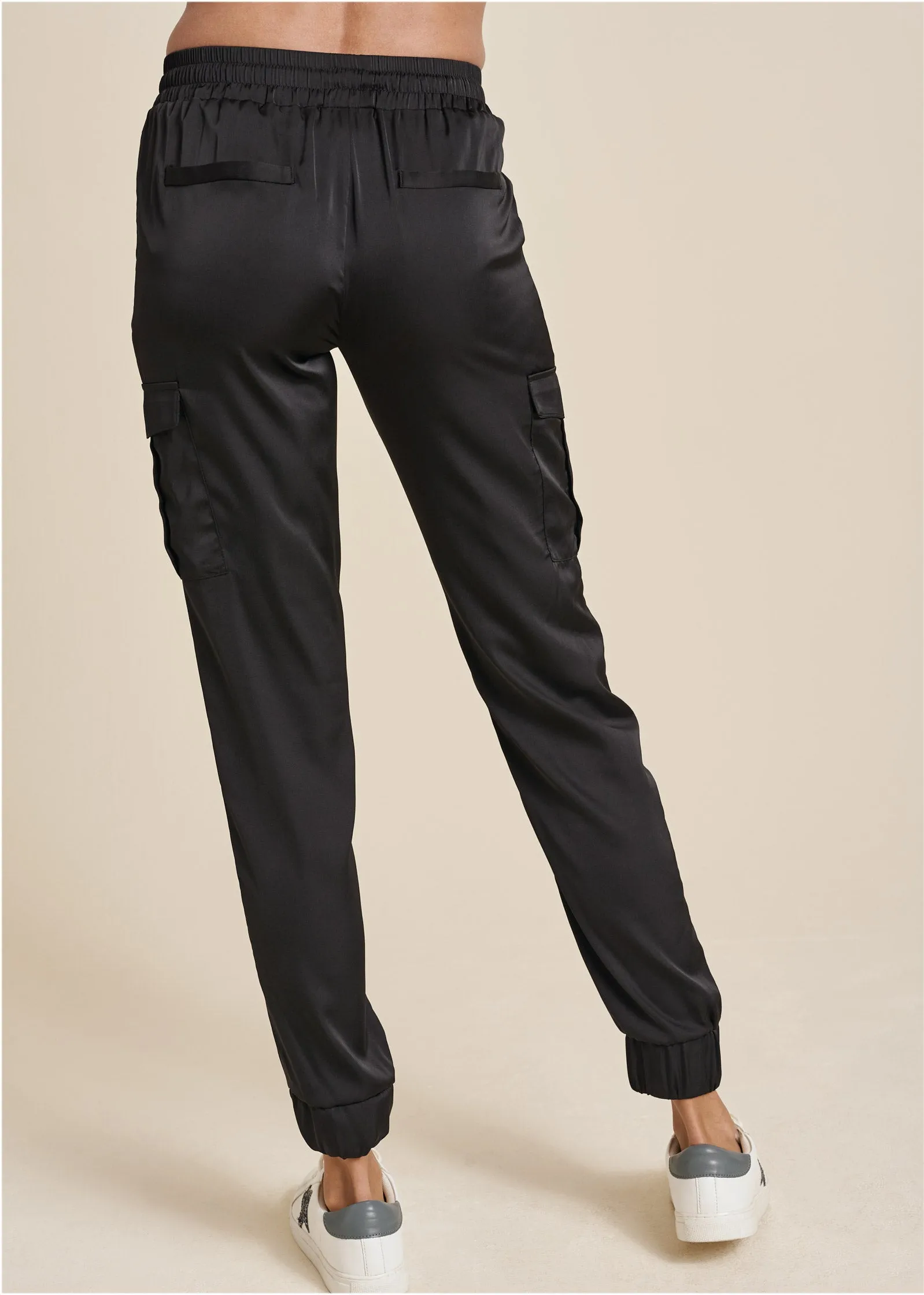 Cargo Jogger Pants  - Black