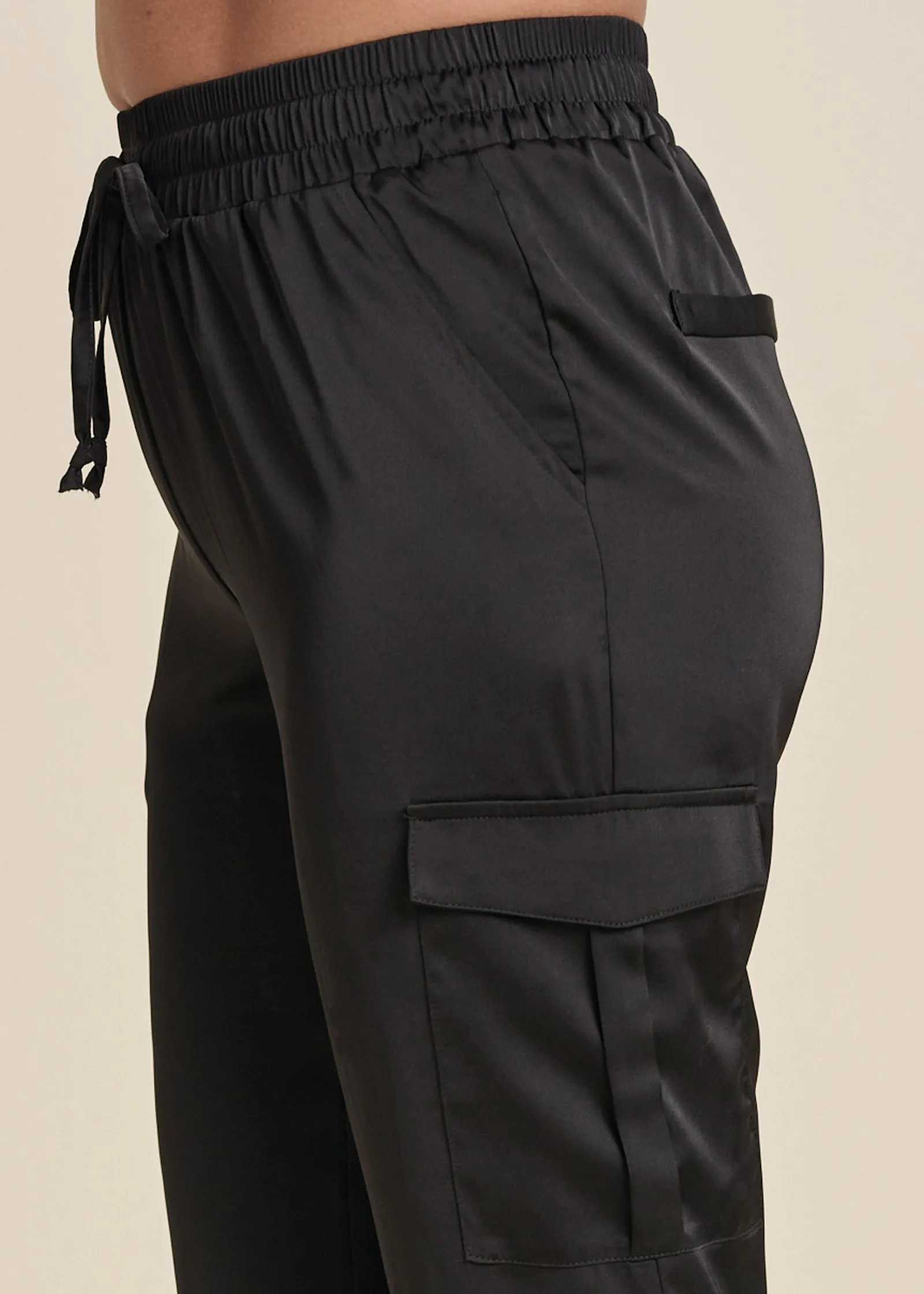 Cargo Jogger Pants  - Black