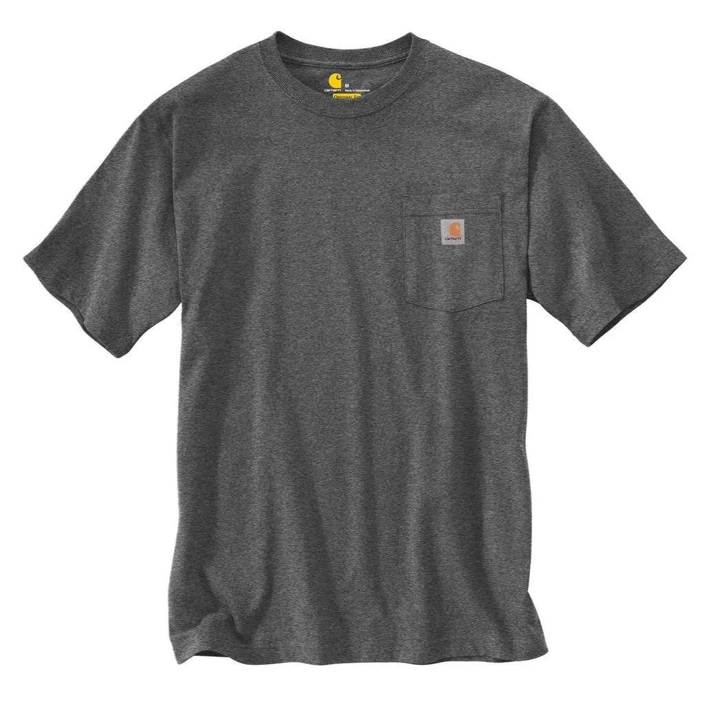 Carhartt K87 Oversized Pocket Tee Carbon Heather