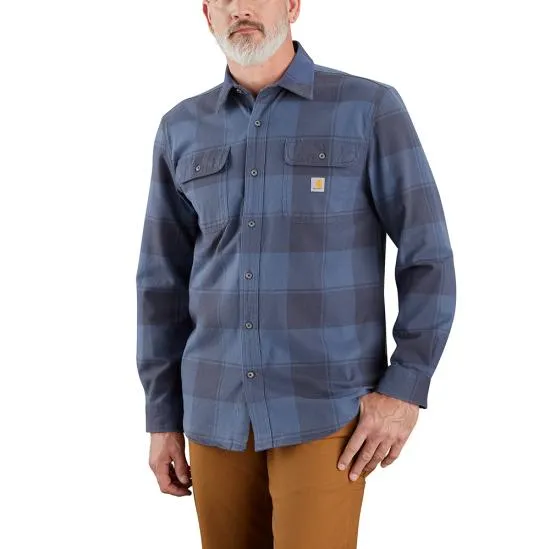 Carhartt Men's Loose Fit Heavyweight Flannel Button-Down Work Shirt