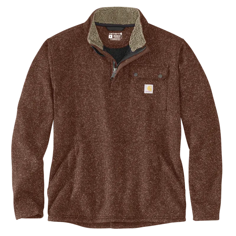 Carhartt Men's Relaxed Fit Midweight Quarter-Zip Pocket Sweater Fleece