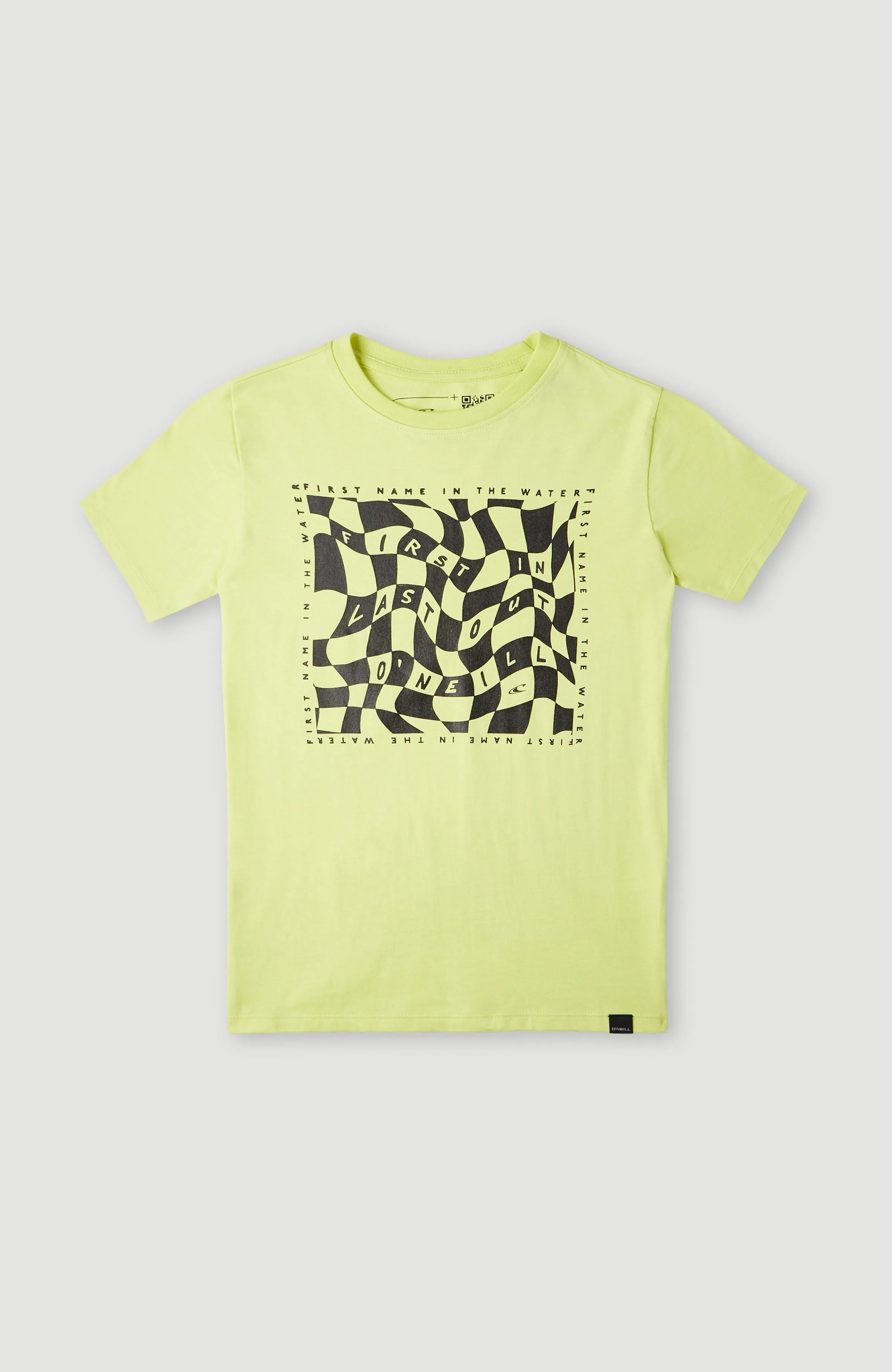 Checker T-Shirt | Sunny Lime