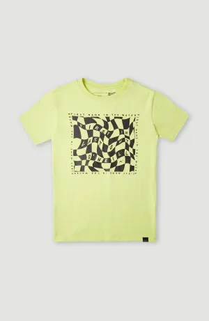 Checker T-Shirt | Sunny Lime