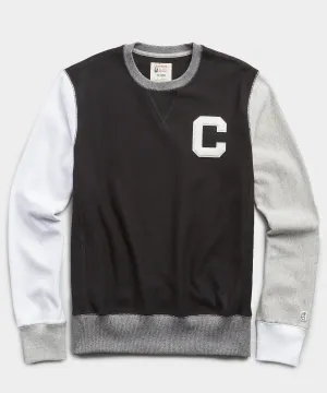 Color Block Sweatshirt in Black