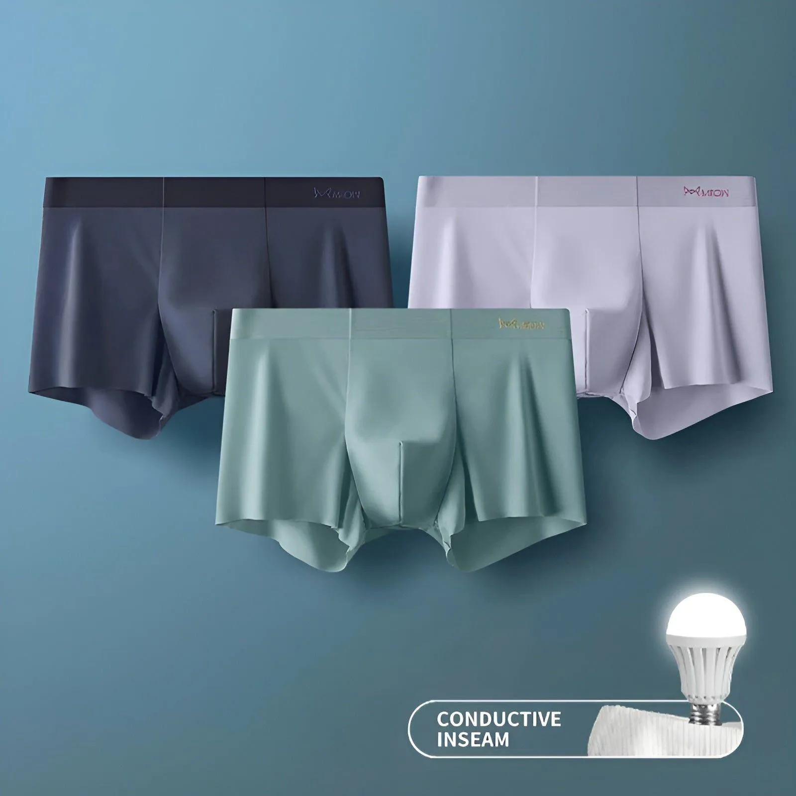 Elias Unterwäsche - Nahtlose 3er-Pack Boxer Shorts