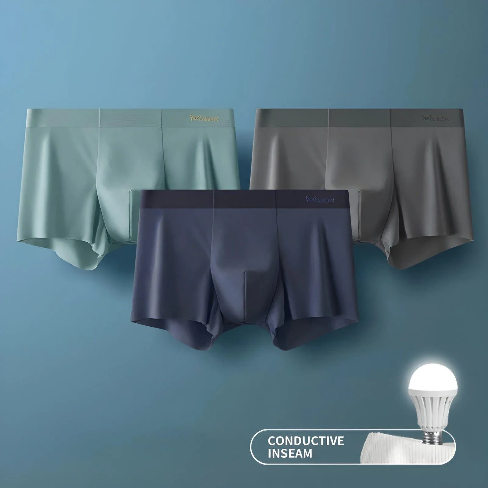 Elias Unterwäsche - Nahtlose 3er-Pack Boxer Shorts