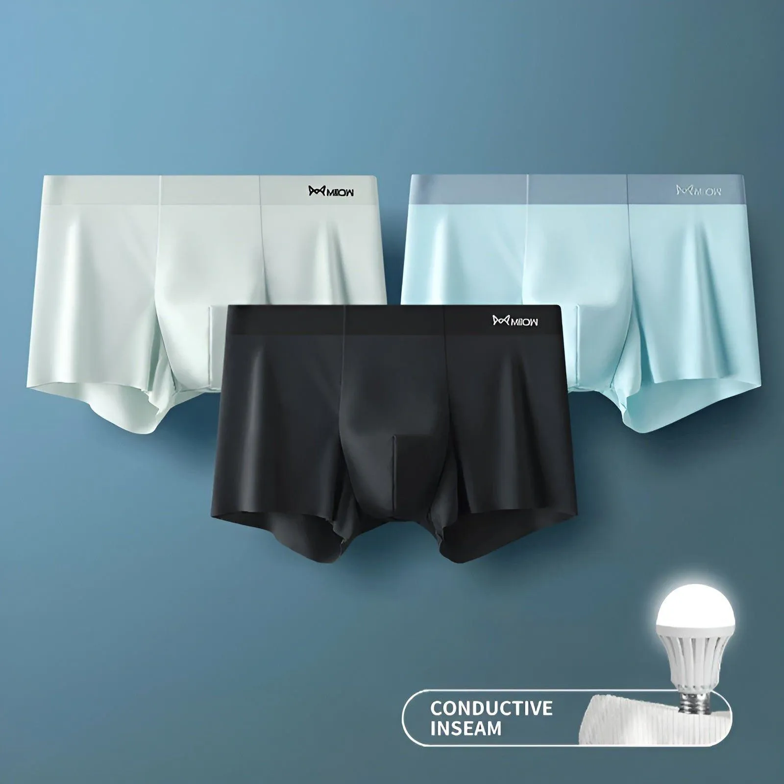 Elias Unterwäsche - Nahtlose 3er-Pack Boxer Shorts