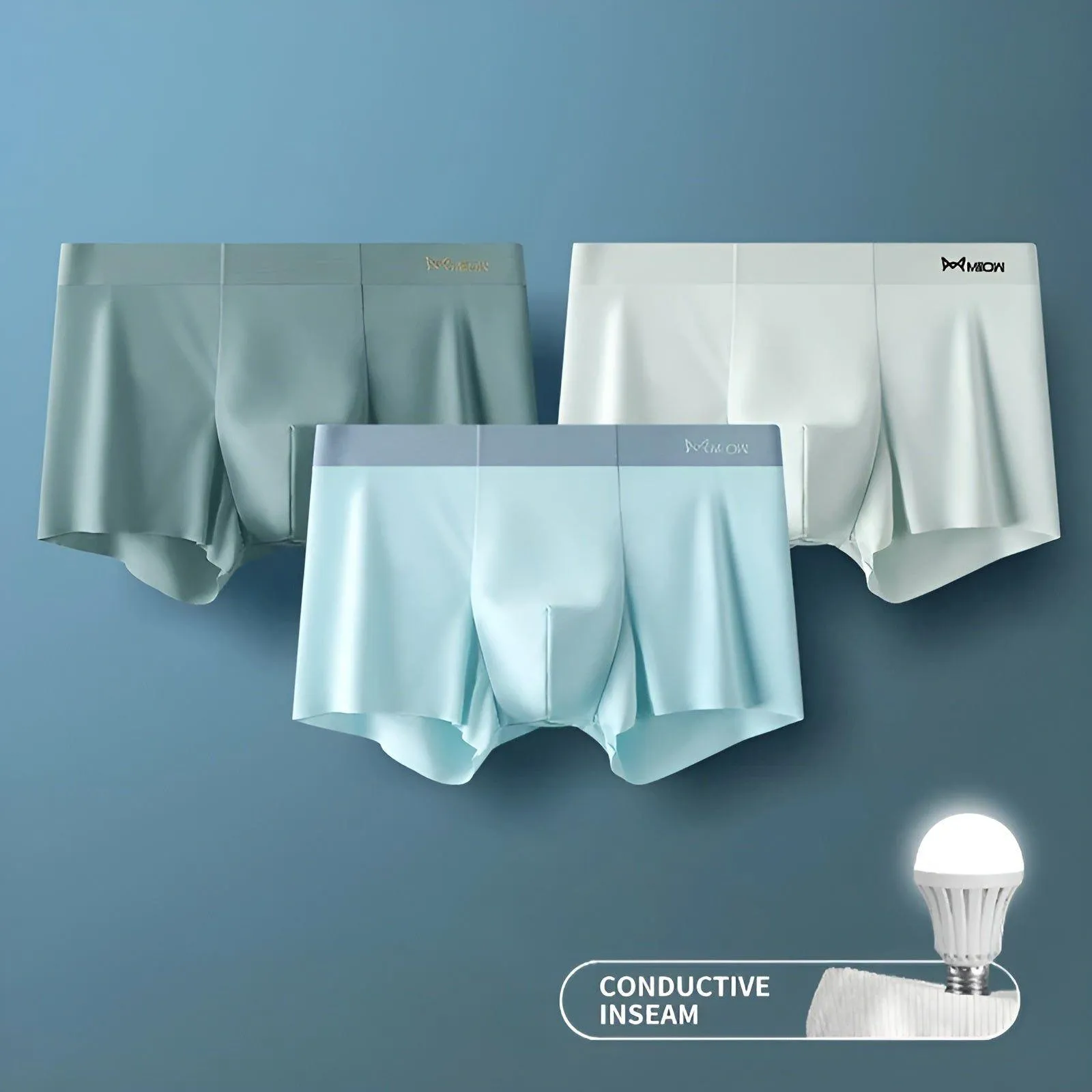 Elias Unterwäsche - Nahtlose 3er-Pack Boxer Shorts