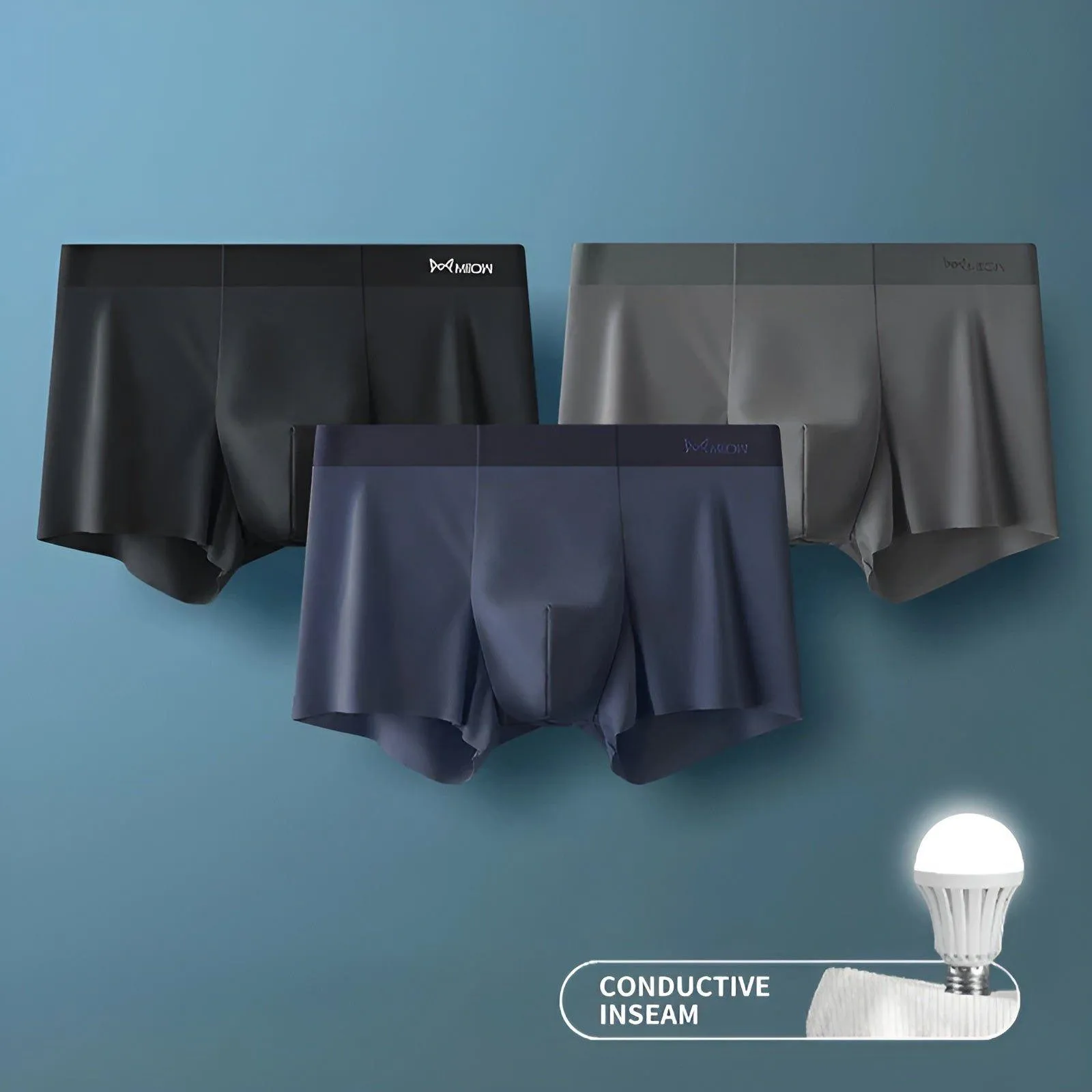 Elias Unterwäsche - Nahtlose 3er-Pack Boxer Shorts