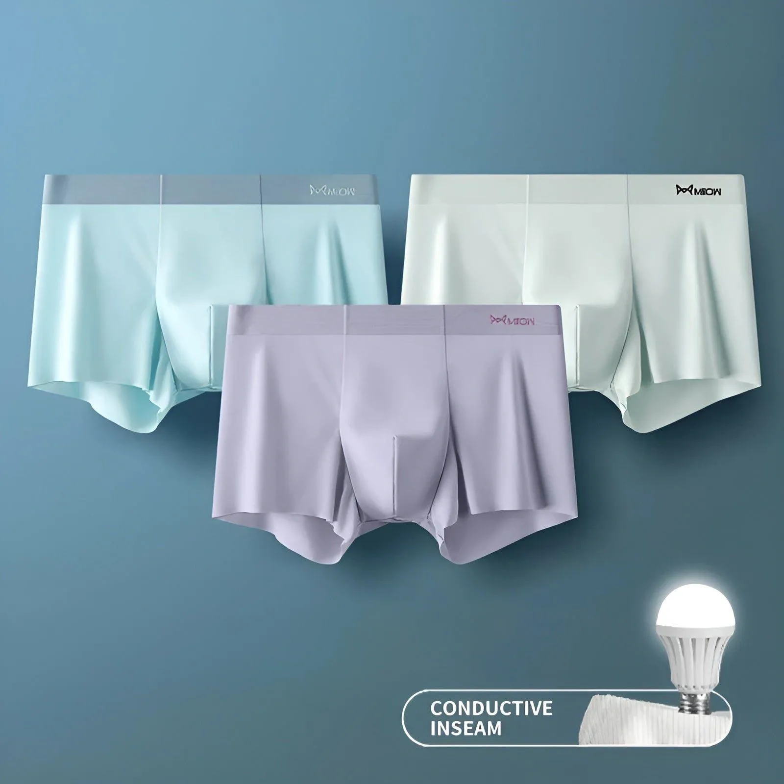 Elias Unterwäsche - Nahtlose 3er-Pack Boxer Shorts