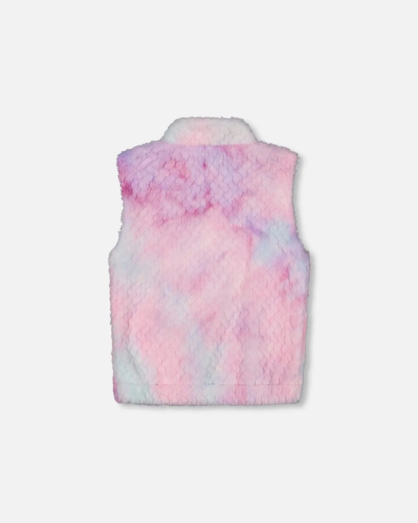 Faux Fur Vest Multicolor