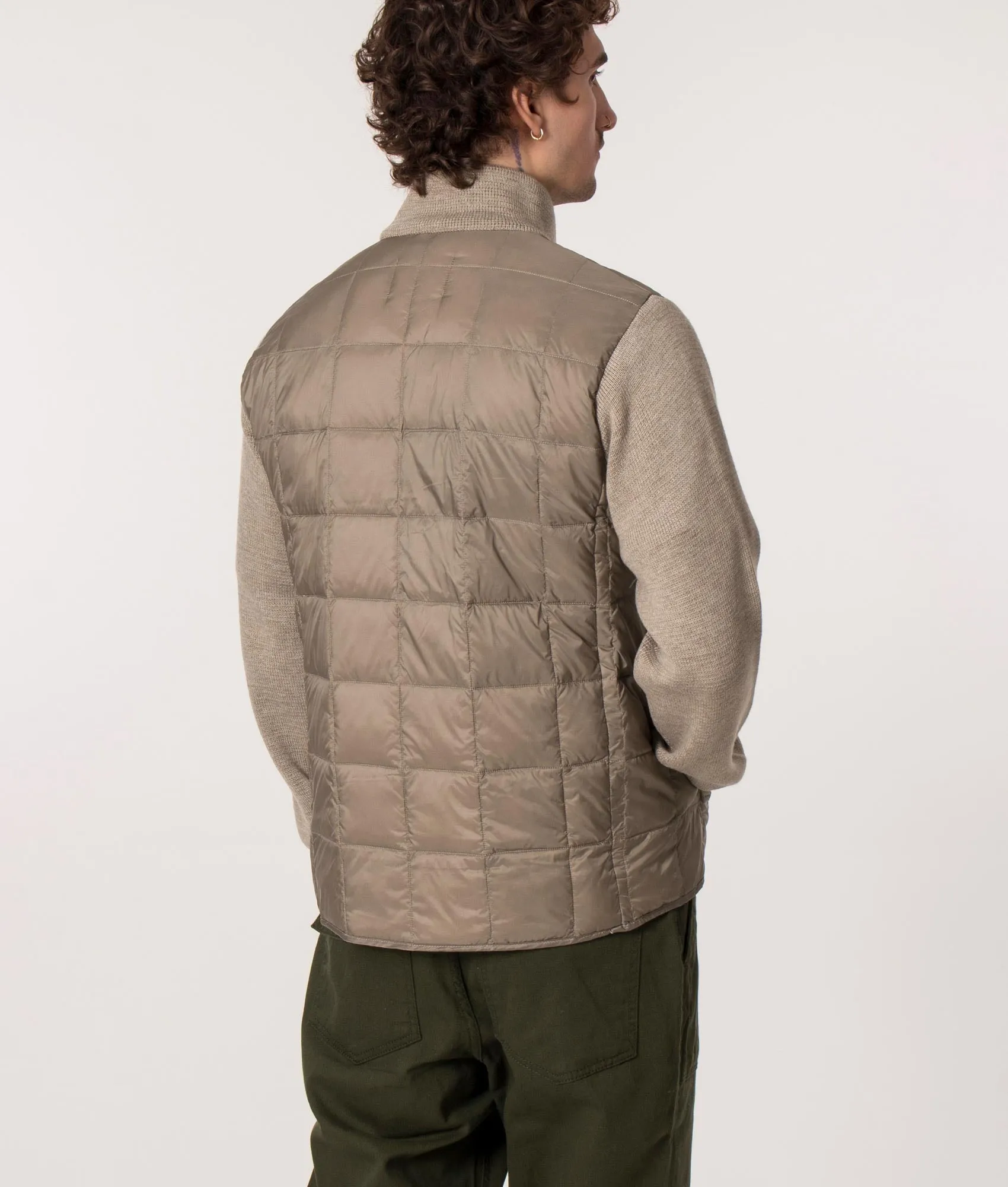 High Neck Down Hybrid Jacket