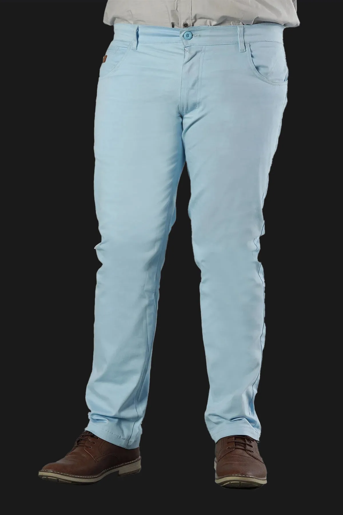 Ice Blue Chinos (Plus Size) - P22 - MC0017P