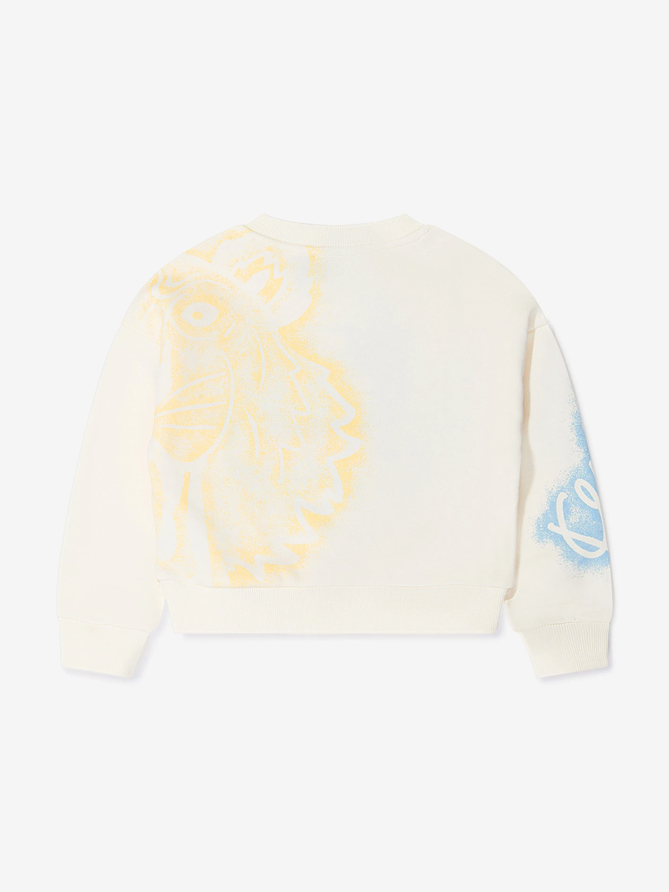 KENZO Girls Organic Cotton Tiger Sweatshirt