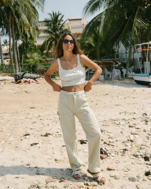 Leia Cargo Pants - Light Avocado