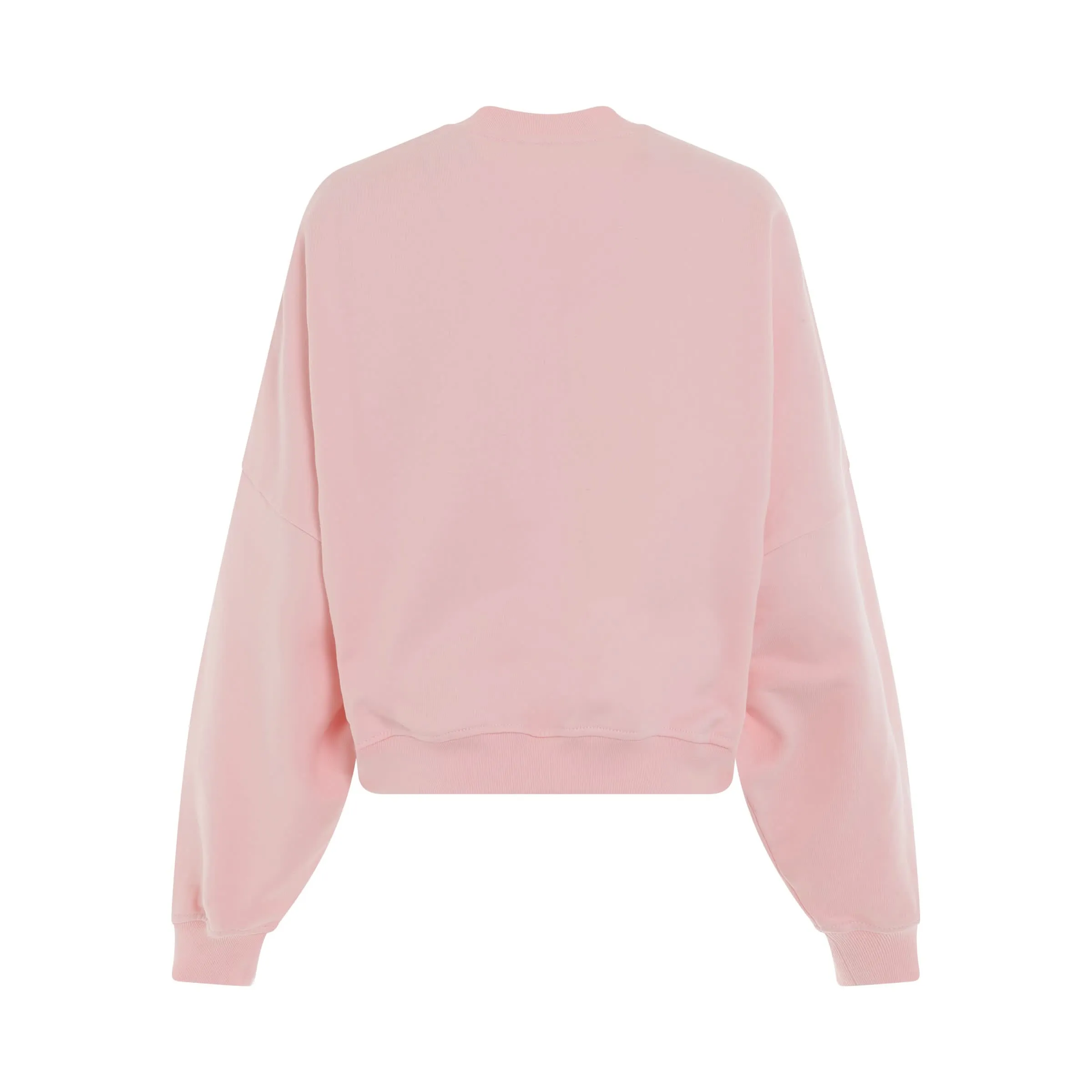 Logo Printed Sweatshirt in Pink Gummy