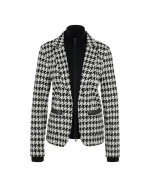 Marc Cain Sporty Checkered Blazer