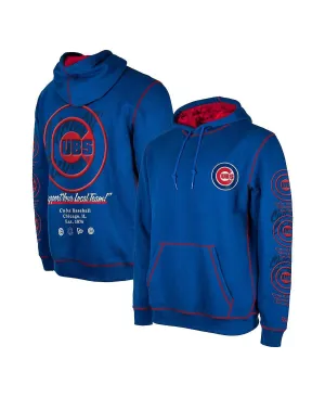 Men's hoodie royal chicago cubs team split New Era