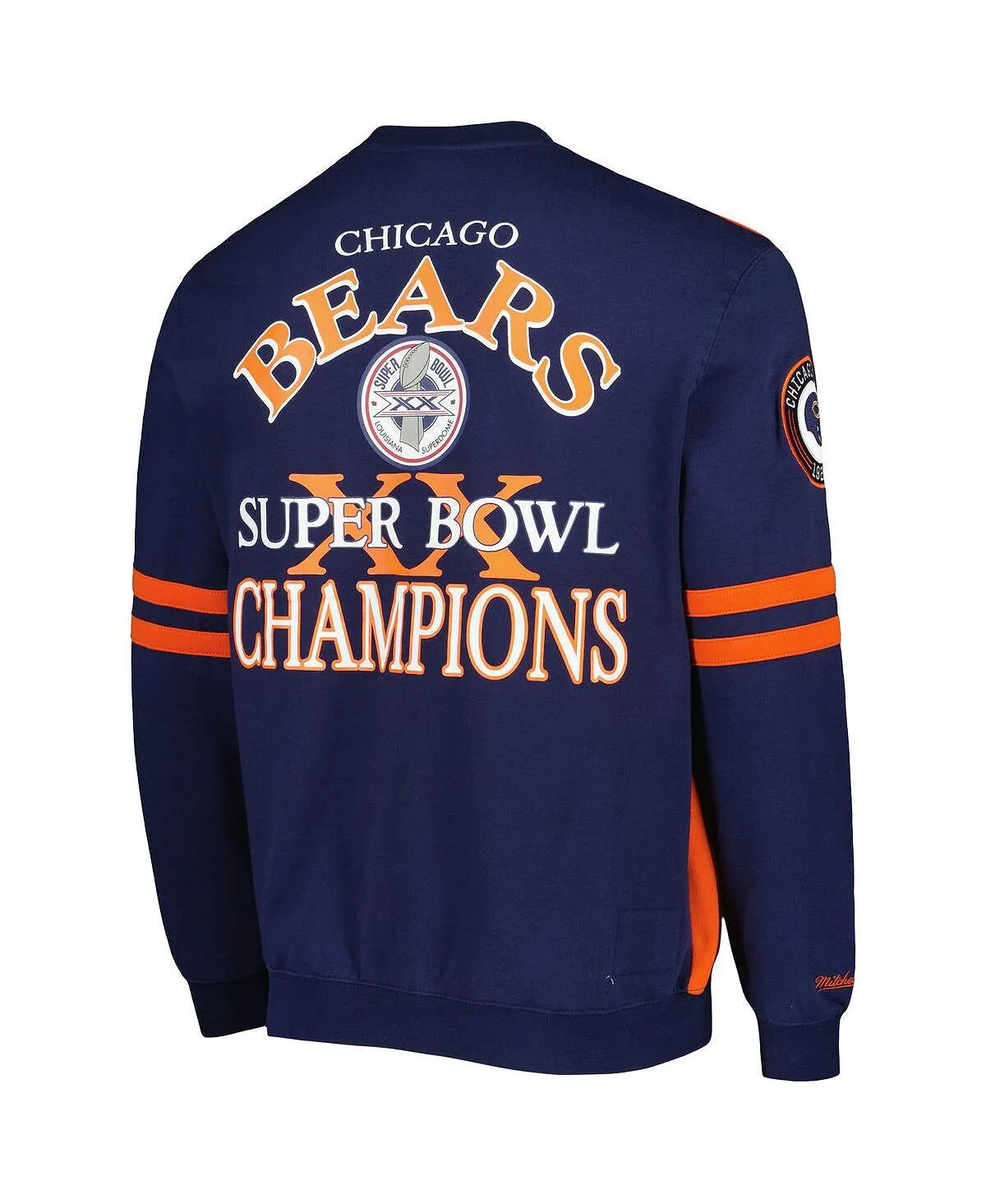 Men's orange chicago bears all over 2.0 pullover sweatshirt Mitchell & Ness