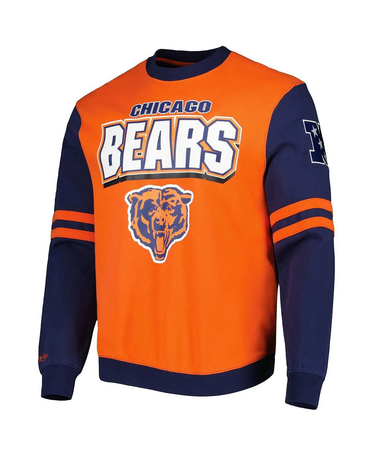 Men's orange chicago bears all over 2.0 pullover sweatshirt Mitchell & Ness