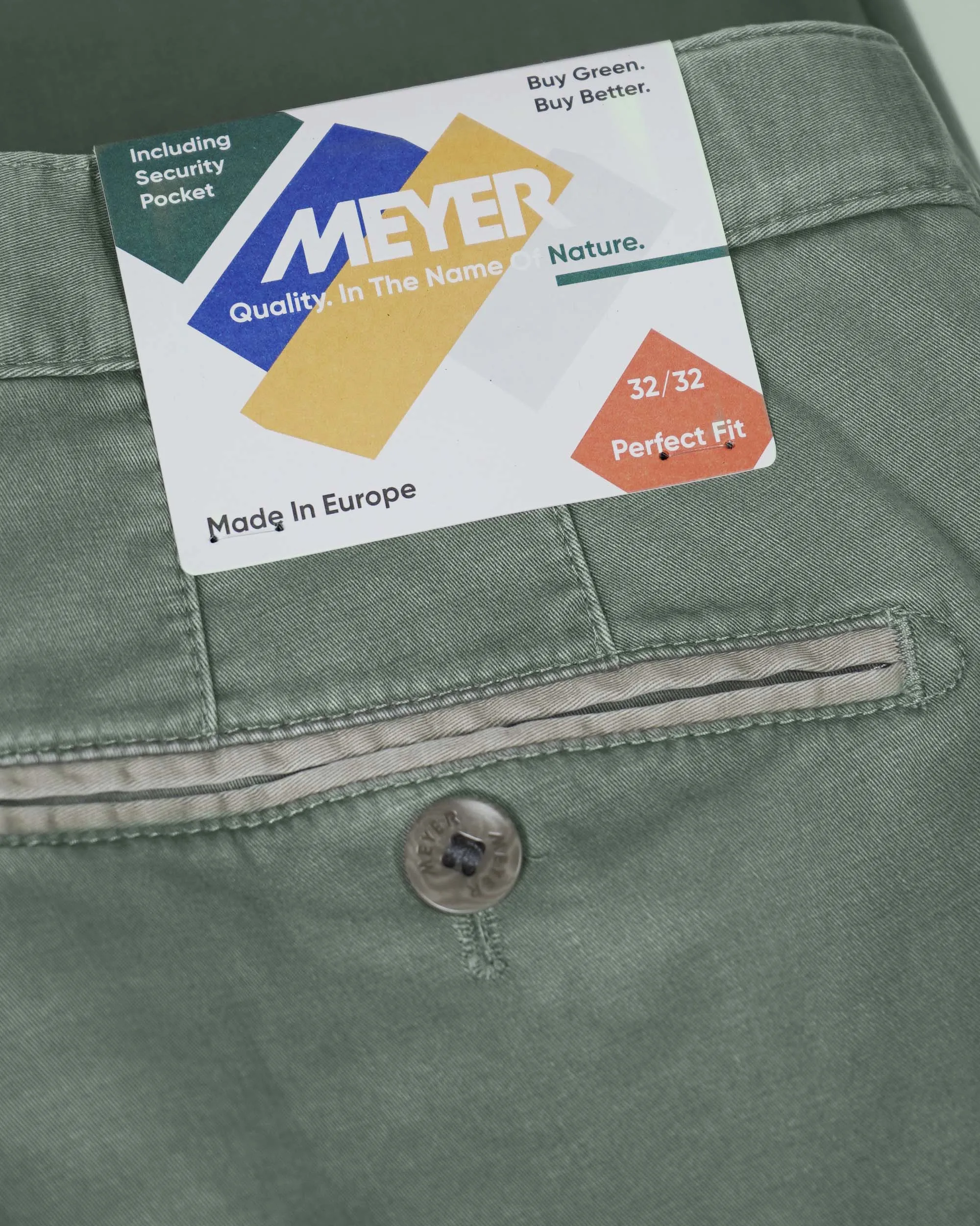 Meyer Oslo Trouser - Green (Organic)