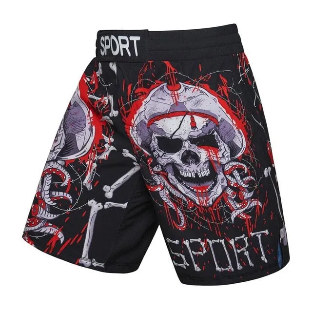 MMA Werewolf Printed Breathable Shorts