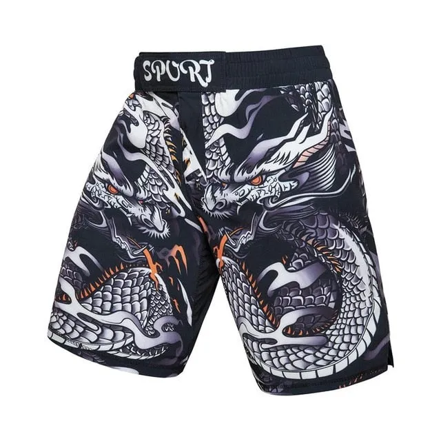 MMA Werewolf Printed Breathable Shorts