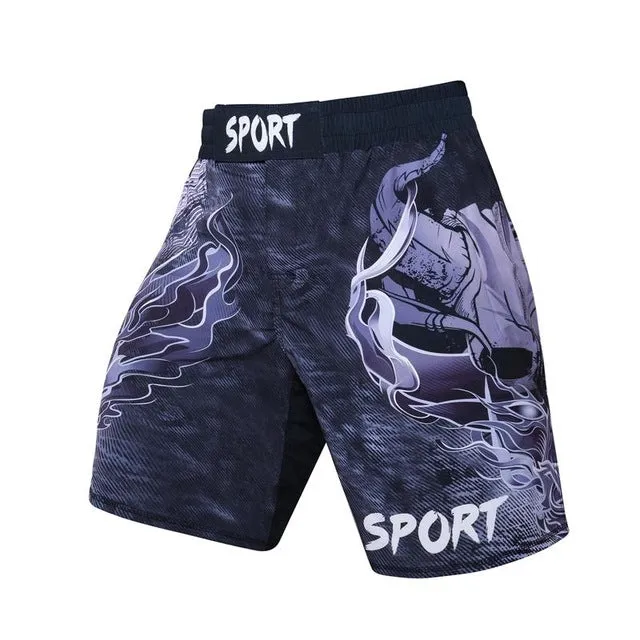 MMA Werewolf Printed Breathable Shorts