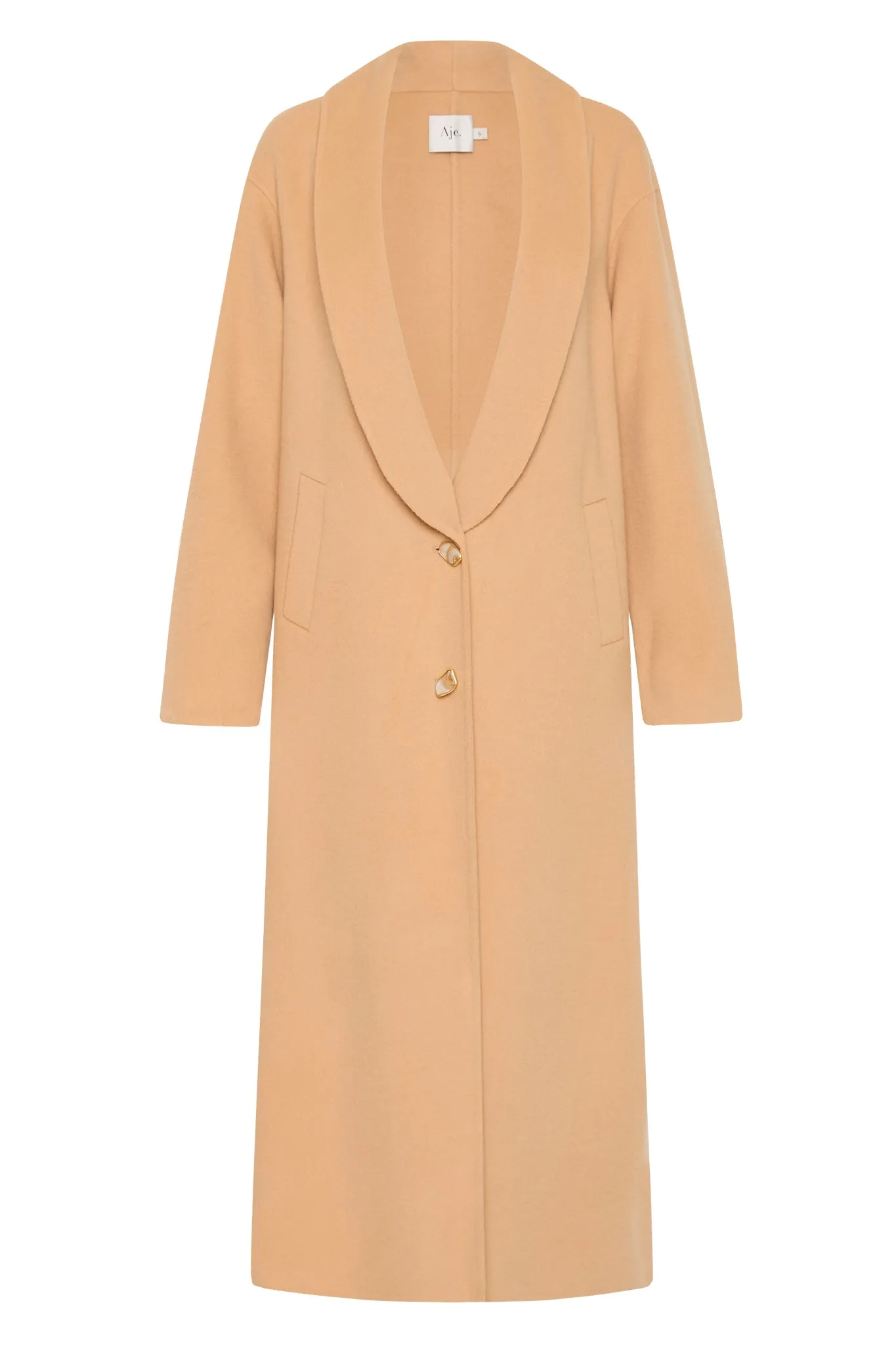 Modular Long Line Wool Coat