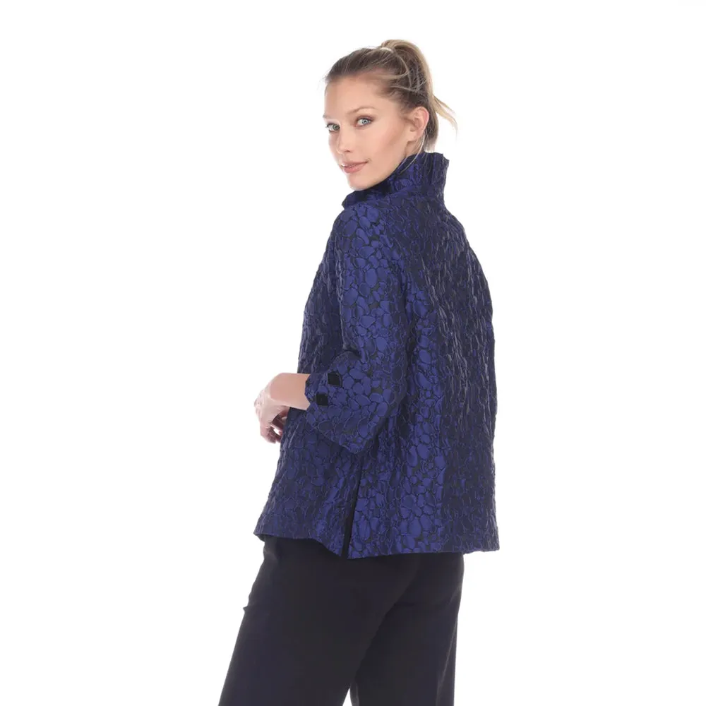 Moonlight Jacquard Ruffle Collar Jacket - 2455-TAF