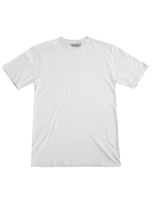 Plant Dyed Organic Oversized Tee in Off-White