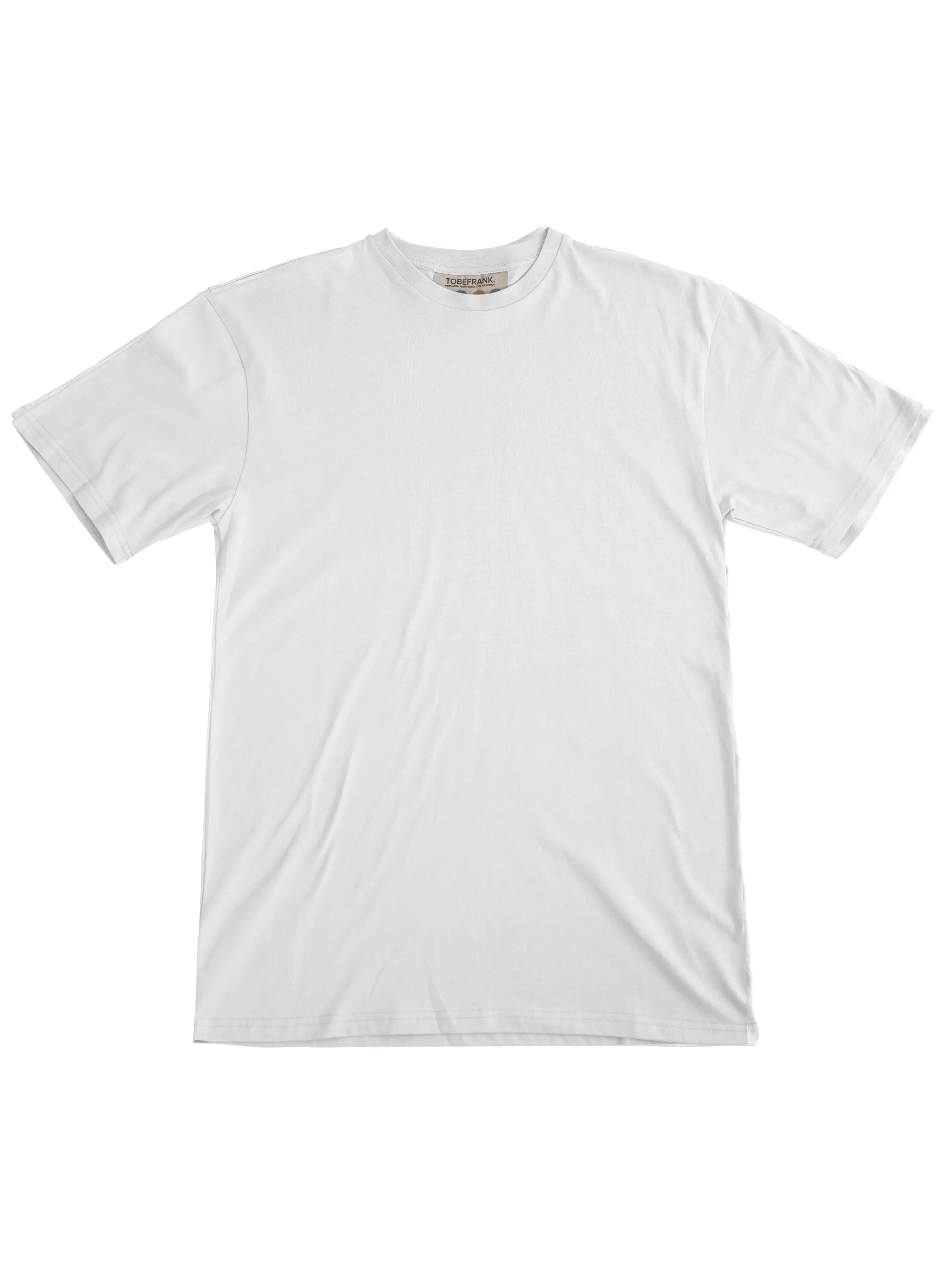 Plant Dyed Organic Oversized Tee in Off-White