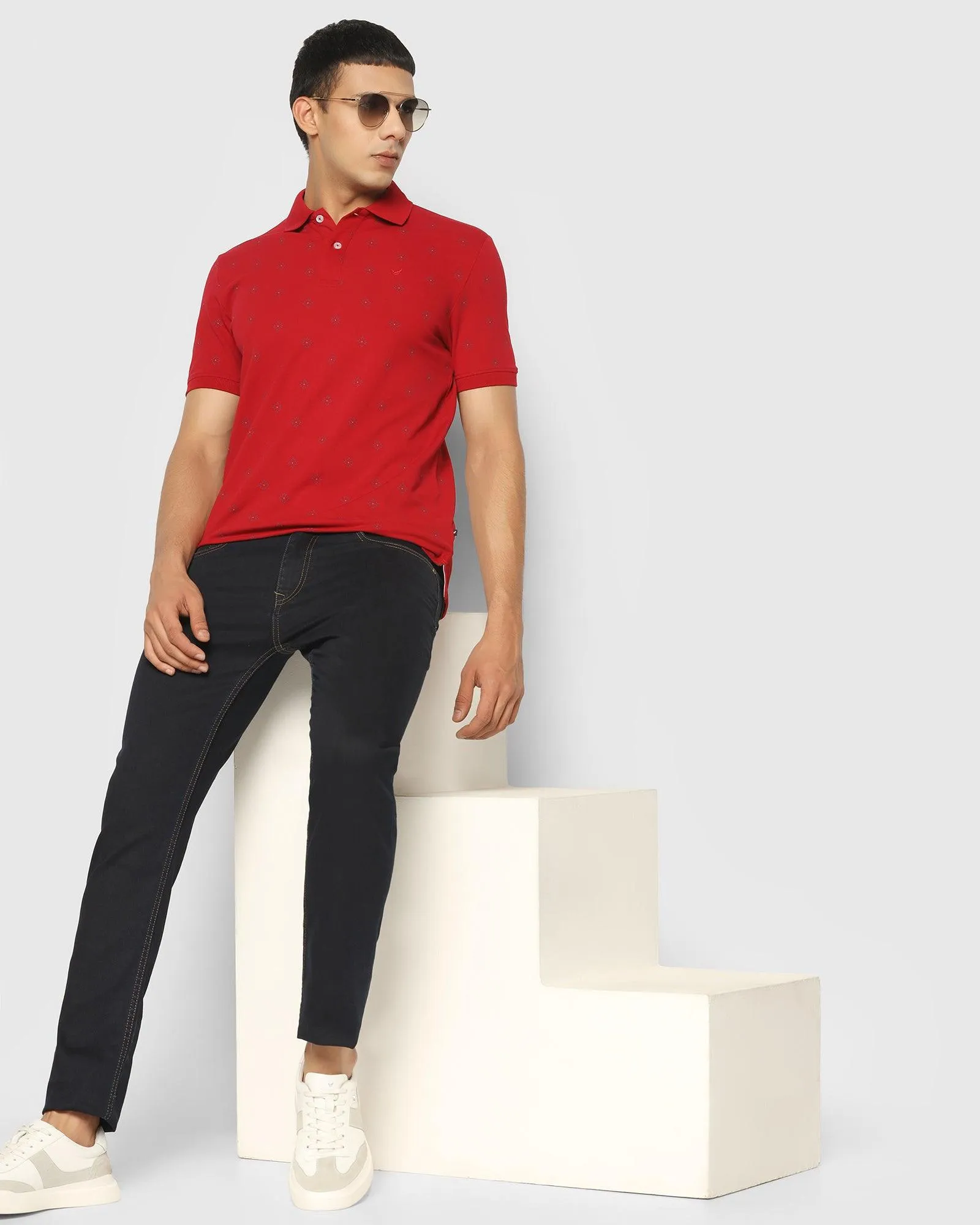 Polo Red Printed T-Shirt - Jervin