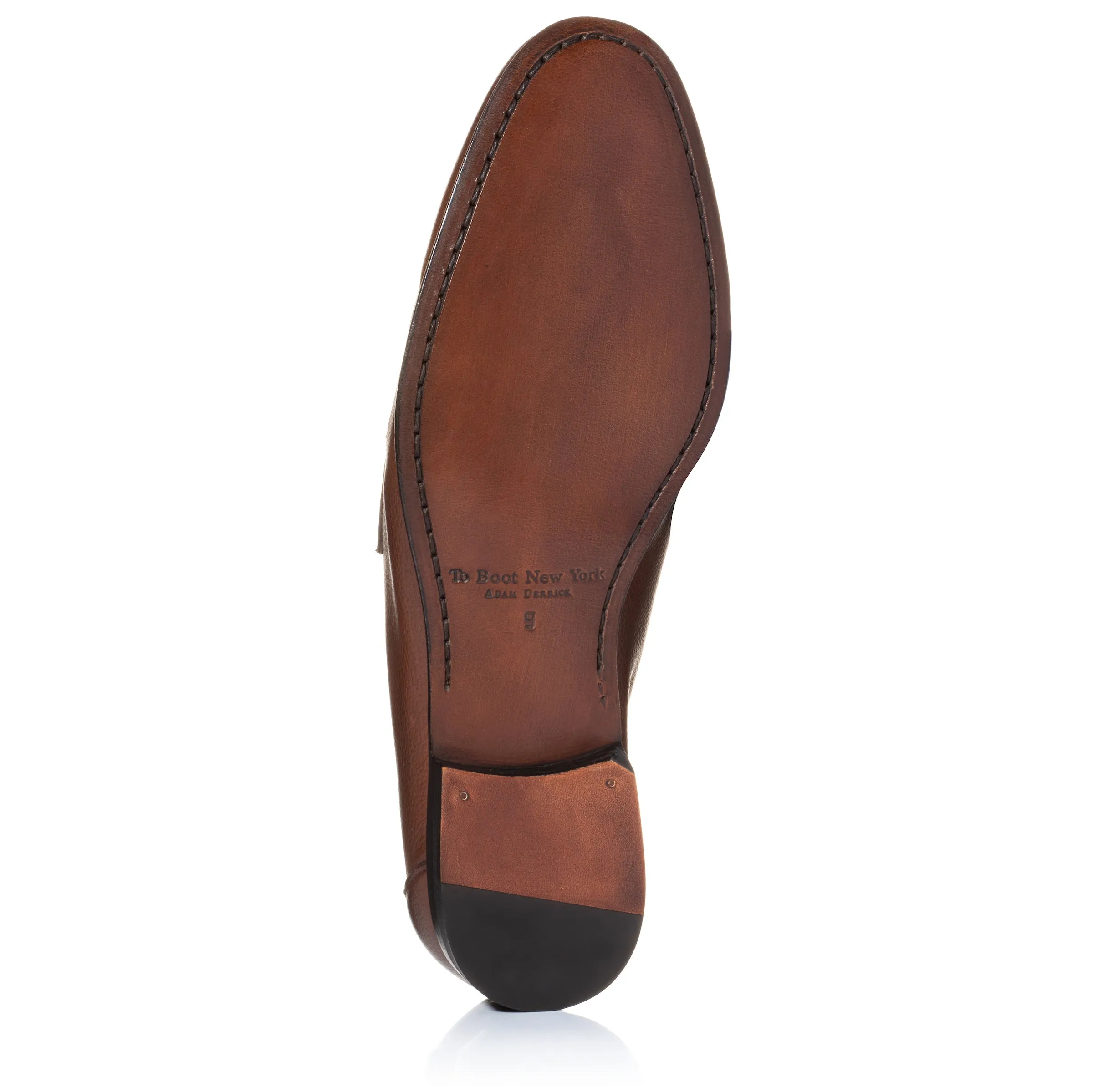 Ravello Medium Brown Calf Moccasin Slip On