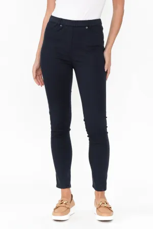 Reed Navy Stretch Cotton Pants