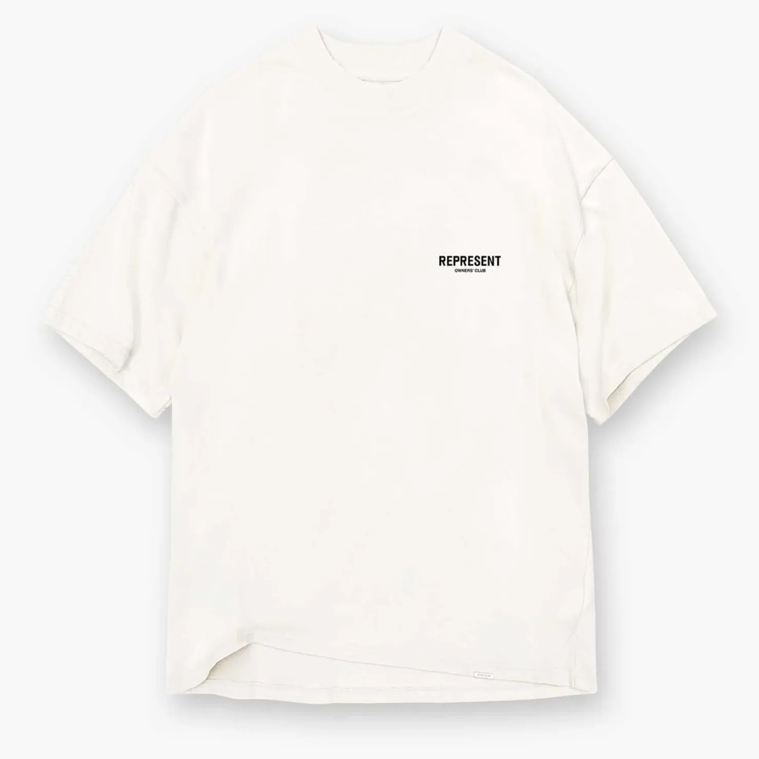 Represent Owners Club Logo Tee Flat White