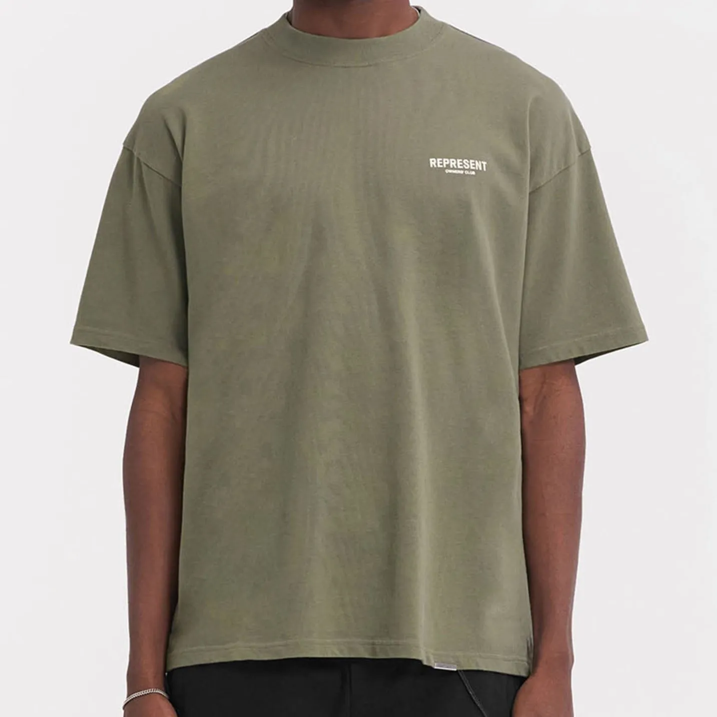 Represent Owners Club Logo Tee Olive